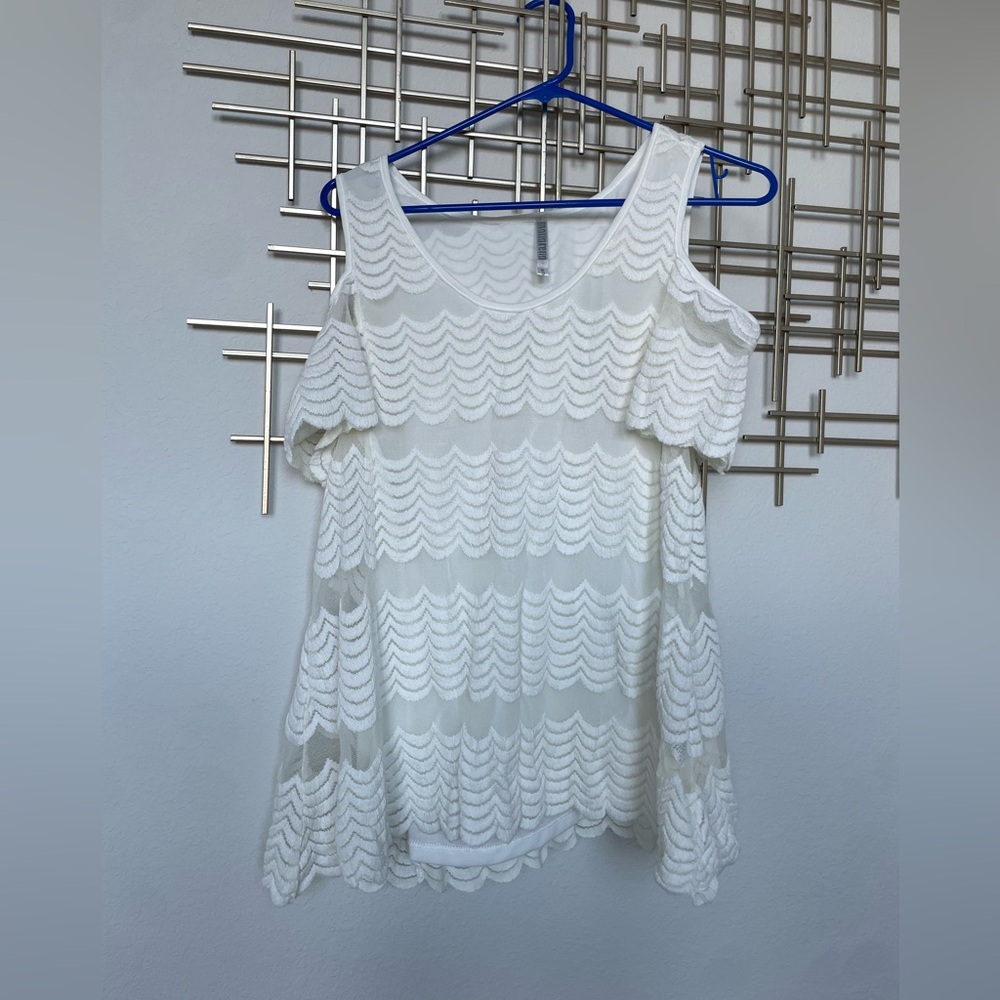 White off the shoulder blouse